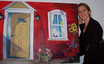 Ellen Goldhar painting by Sandy mcMullen