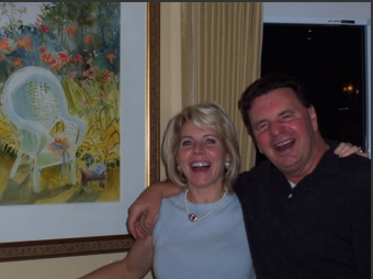 Ron and Ana painting by Sandy McMullen